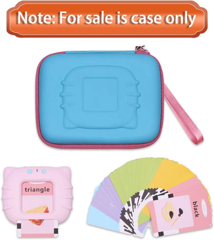 EVA Talking Flash Cards Storage Case Compatible with Qutz/Free to Fly/Ednzion and Other Various Brands Talking Flash Cards
