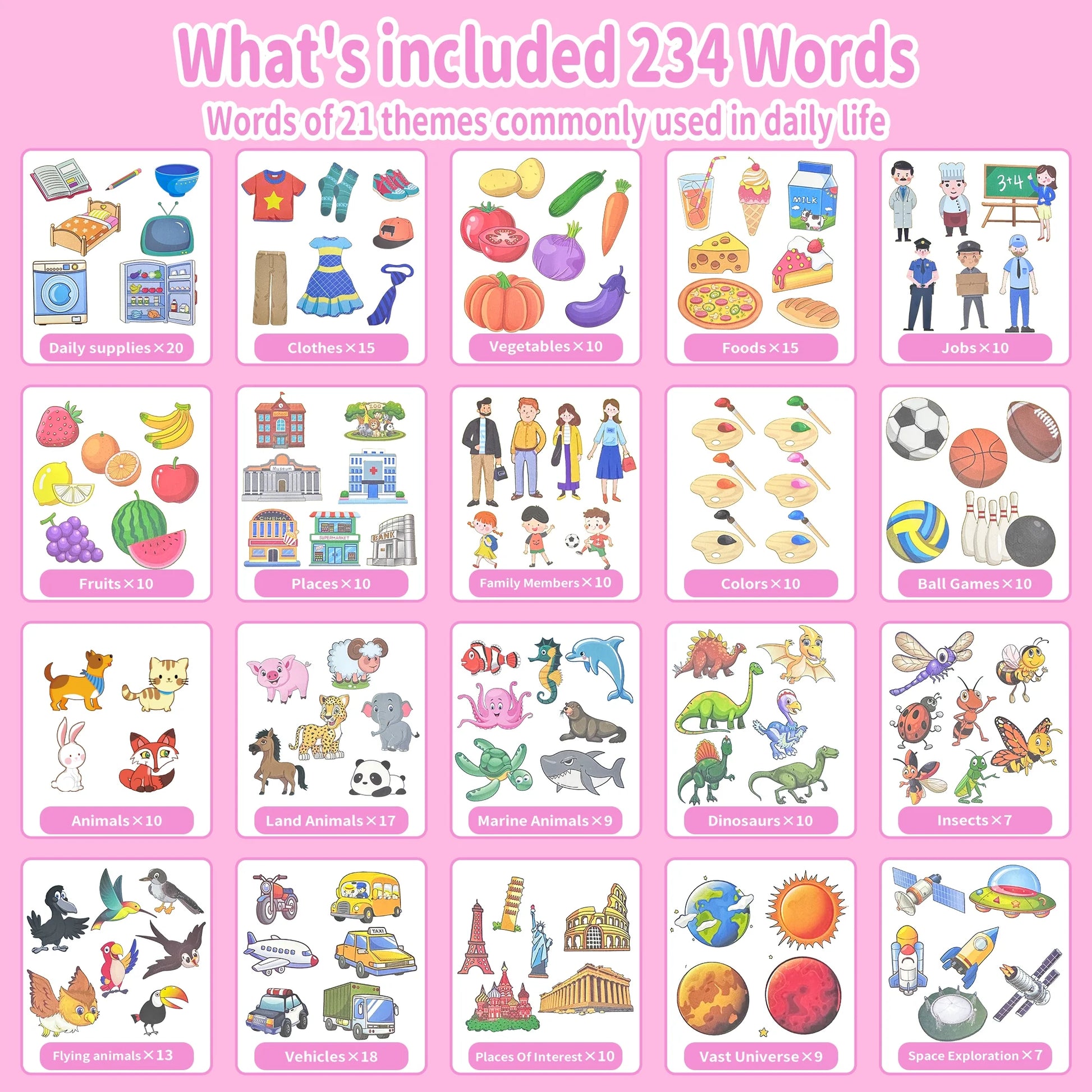 Talking Flash Cards Educational Toys, Preschool Interactive Learning Toys, 1 Pack