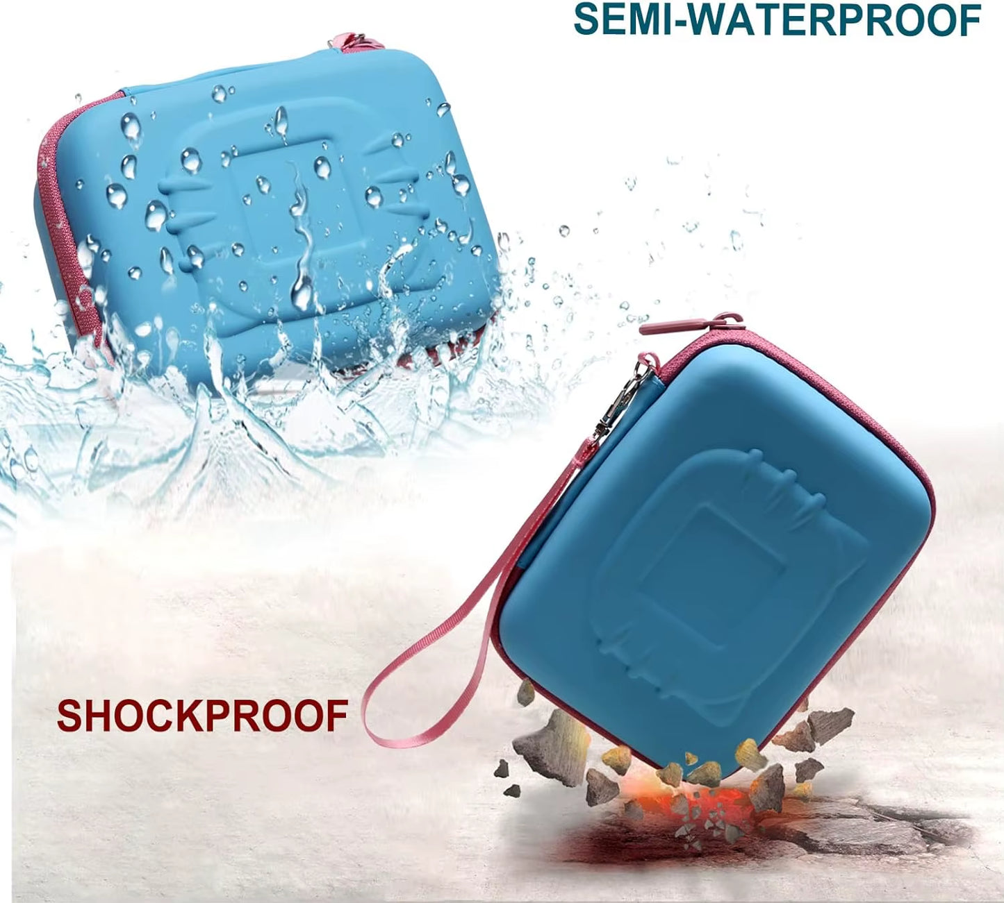 EVA Talking Flash Cards Storage Case Compatible with Qutz/Free to Fly/Ednzion and Other Various Brands Talking Flash Cards