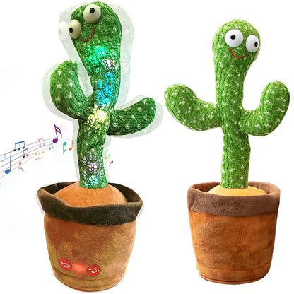 Dancing Cactus Toy | Talking Singing Recording Plush Doll Funny Gift for Kids